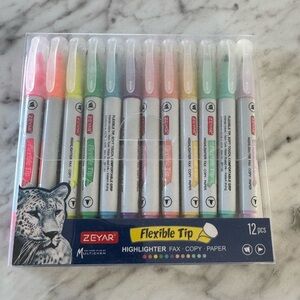 Multicolor Highlighter Set - 12 pcs
